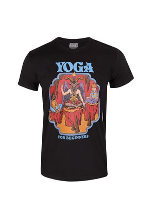 STEVEN RHODES YOGA FOR BEGINNERS - T-shirt print - black