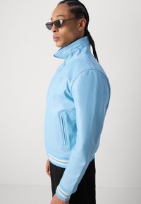 Schott STRIPE - Chaquetas bomber - sky/ecru