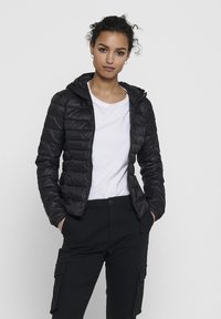 ONLY - ONLTAHOE HOOD JACKET  - Lehká bunda - black Miniatura obrázku 1