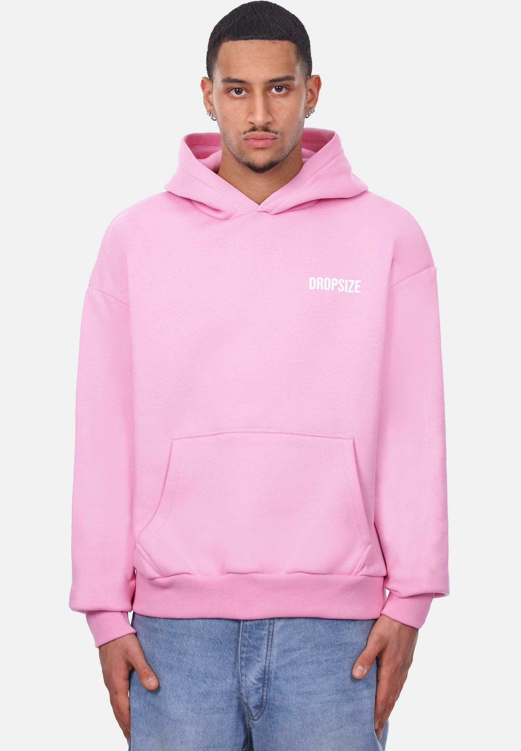 Dropsize HEAVY PRINT - Hoodie - pink - Zalando.ie