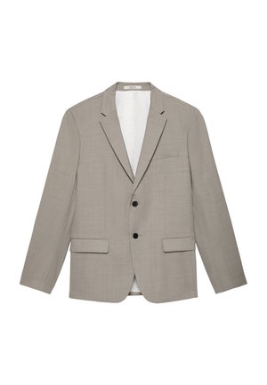 Calvin Klein, MICRO BARLEYCORN SLIM - Veste de costume - roasted cashew