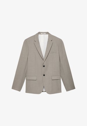 Calvin Klein, MICRO BARLEYCORN SLIM - Veste de costume - roasted cashew