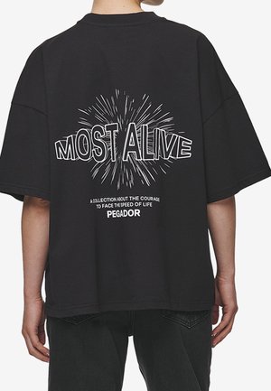 Camiseta estampada - black