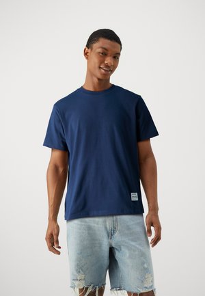 Replay Print T-shirt - indigo blue