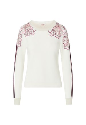 LIU JO, MAGLIA JACQUARD - Pullover - bianco