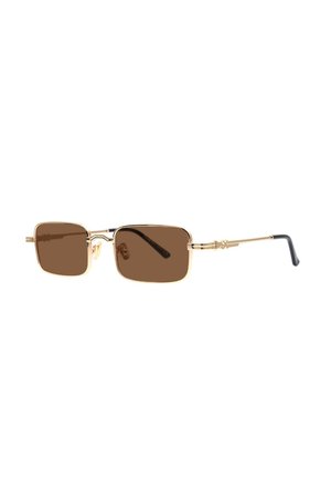 Sonnenbrille - gold brown
