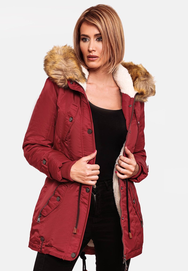 Navahoo Cristal Parka D'Hiver Femme Capuche Fourrure Synthétique - XS à XXL