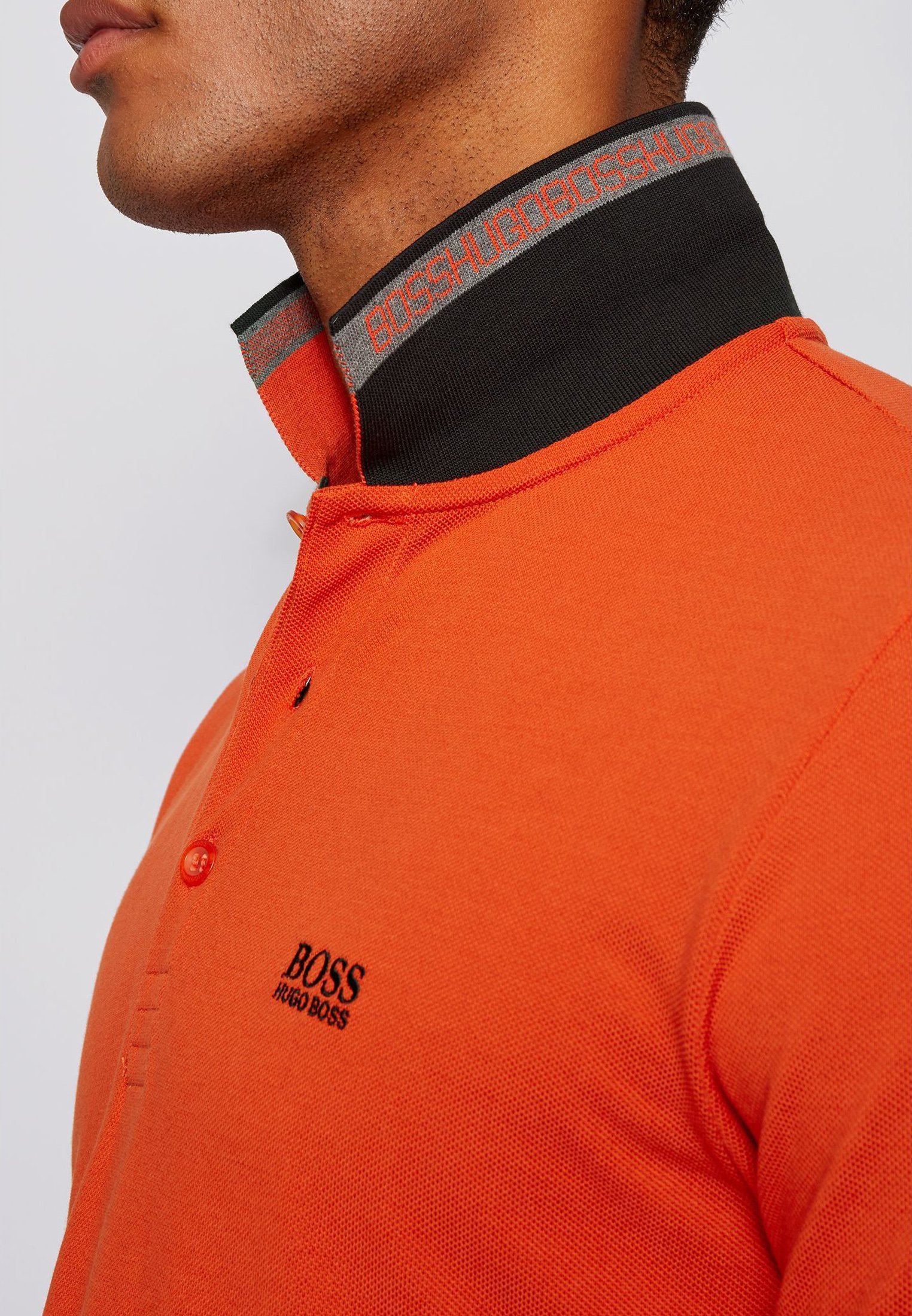 boss polo orange