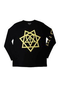 Paradiso Clothing HEARTAGRAM BAND  - Long sleeved top - black