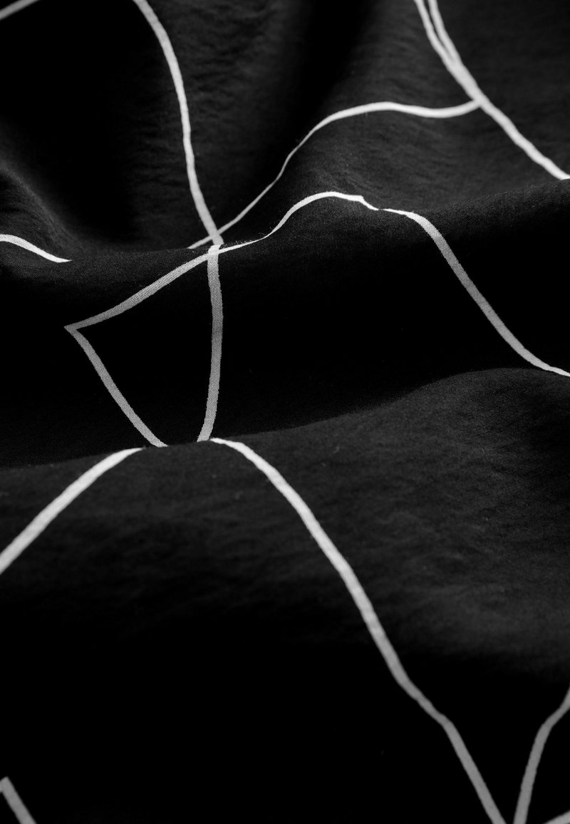 Robe Courte Next Noir Et Blanc - Taille 46, En Viscose, Neuf Sans étiquettes