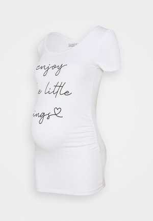 T-shirts print - white/black