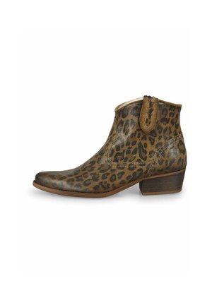 Bottines de cowboy / motard - leopardo moma