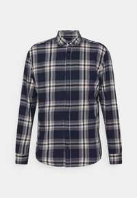 JORBEST CHECK - Skjorta - navy blazer