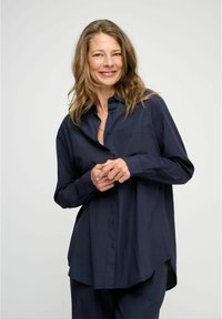 GAIA  - Blúzka so zapínaním na gombíky - dark navy