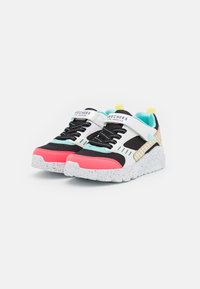 Skechers UNO LITE - Sneakers - black/multi-coloured
