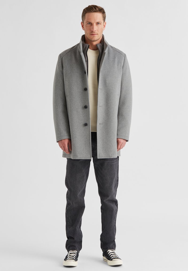 Milestone DURAN Klassischer Mantel hellgrau Zalando