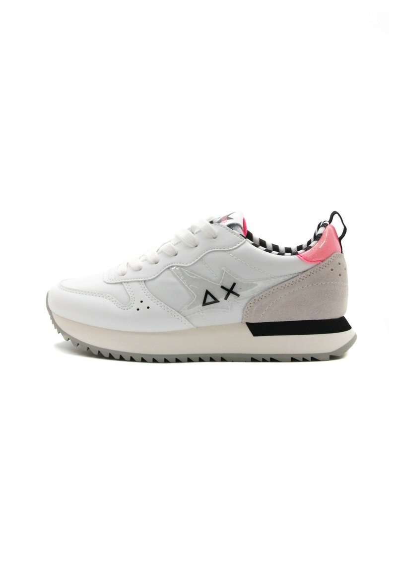 Sun68 STARGIRL TRANSPARENT PATCH - Sneakers basse - bianco