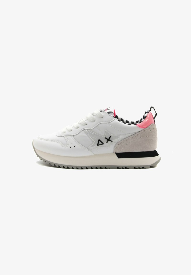 Sun68 STARGIRL TRANSPARENT PATCH - Sneakers basse - bianco