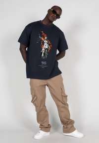 MJ Gonzales JUSTITIA  HEAVY  - Printtipaita - navy