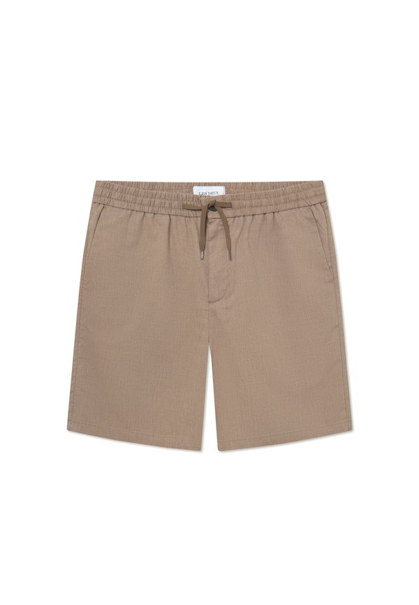 COMO SLUB DRAWSTRING - Shorts - walnut
