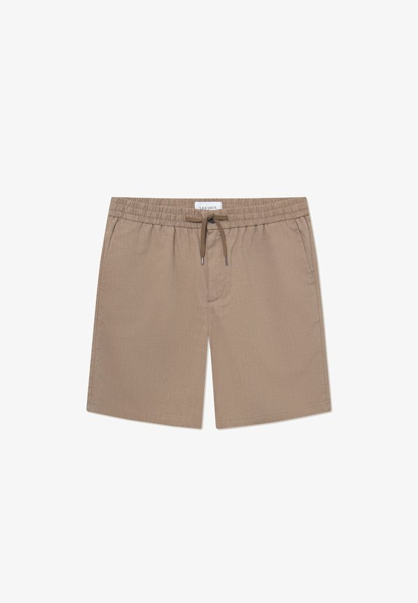 COMO SLUB DRAWSTRING - Shorts - walnut