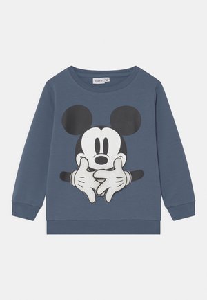 NMMJEROEN MICKEY UNISEX - Športni pulover - china blue
