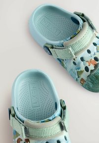 Next REGULAR FIT WITH TAPE BACKSTRAP - Ciabatte da mare - green mountain scene