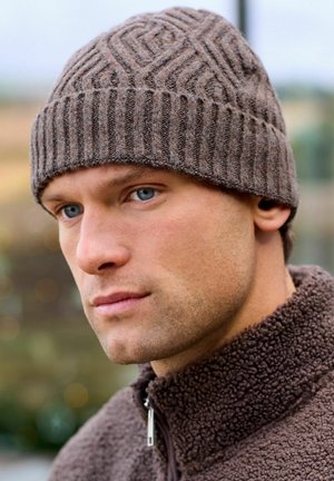 Next CABLE - Adīta cepure - brown
