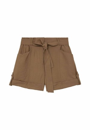 Reiss, REGULAR FIT - AVRIL BELTED BUTTON-TAB SHORT  . - Shorts - neutral