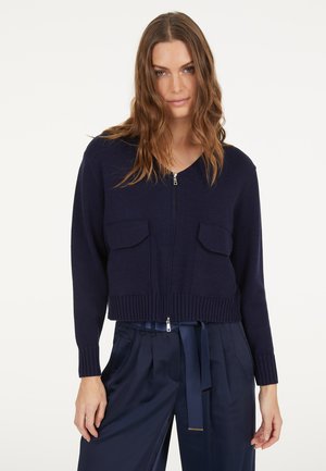 Strickjacke - navy