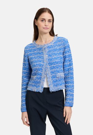 Cardigan - patch blue nature