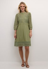 Cream CRMILLA - Koktajl obleka/za zabavo - oil green