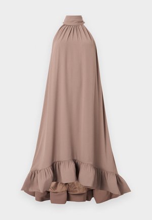 Malina SABRINA HALTERNECK RUFFLED - Oblečenie na špeciálnu príležitosť - taupe