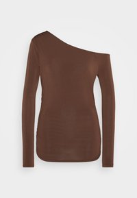 Long sleeved top - dark brown