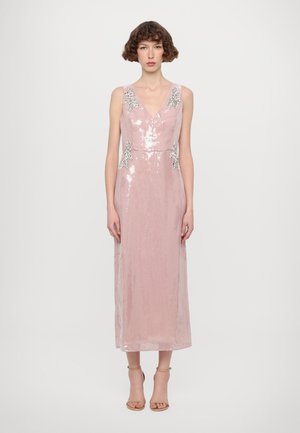 V NECK PENCIL DRESS - Cocktailkjole / festkjole - pink