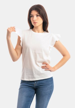 Manila Grace T-shirt con stampa - bianco