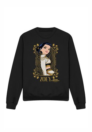 NETFLIX, KPOP DEMON HUNTERS ZOEY GOLDEN FRAME - Sweatshirt - black