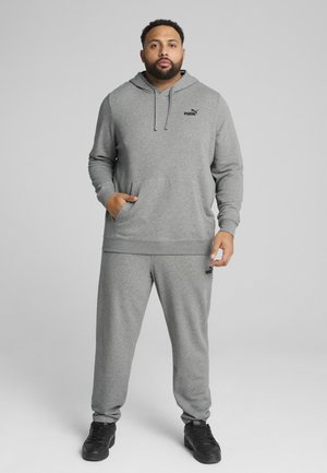 LOGO  - Džemperis su gobtuvu - medium gray heather