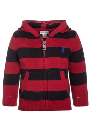 STRIPE - Kardigan - oxbridge red