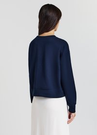 Calliope GIROCOLLO CON SCRITTA COLLEGE - Sweatshirt - blu notte