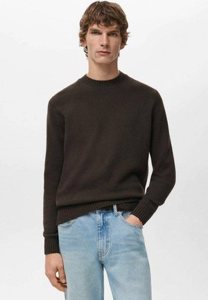 Jersey de punto - chocolate