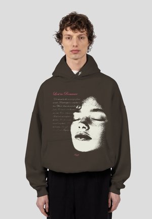 FAVELA, ROMANCE WREN HOODIE - Felpa con cappuccio - brown