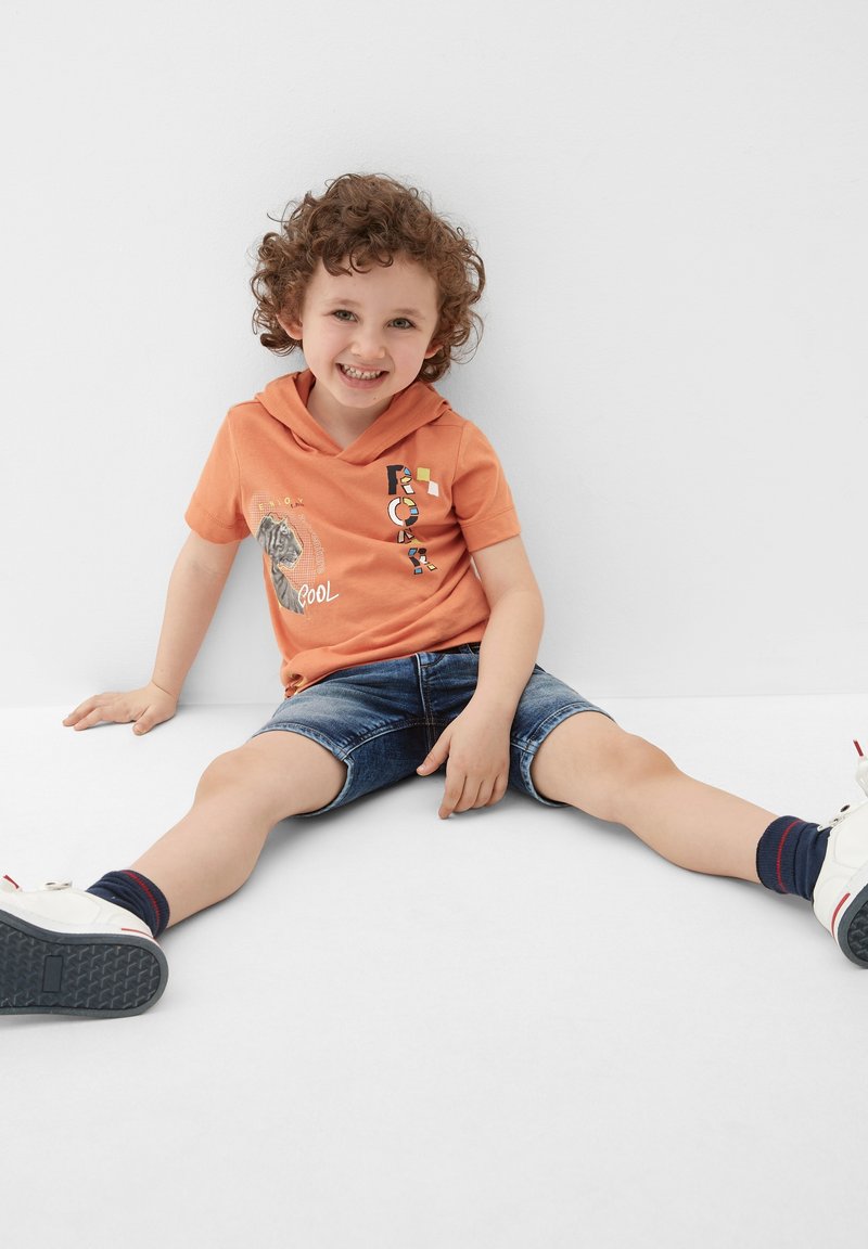 S.Oliver T-shirt Manica Lunga Per Bambini E Ragazzi – Con Stampa Wording