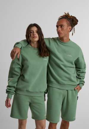 CREW NECK UNISEX - Sweatshirt - basil