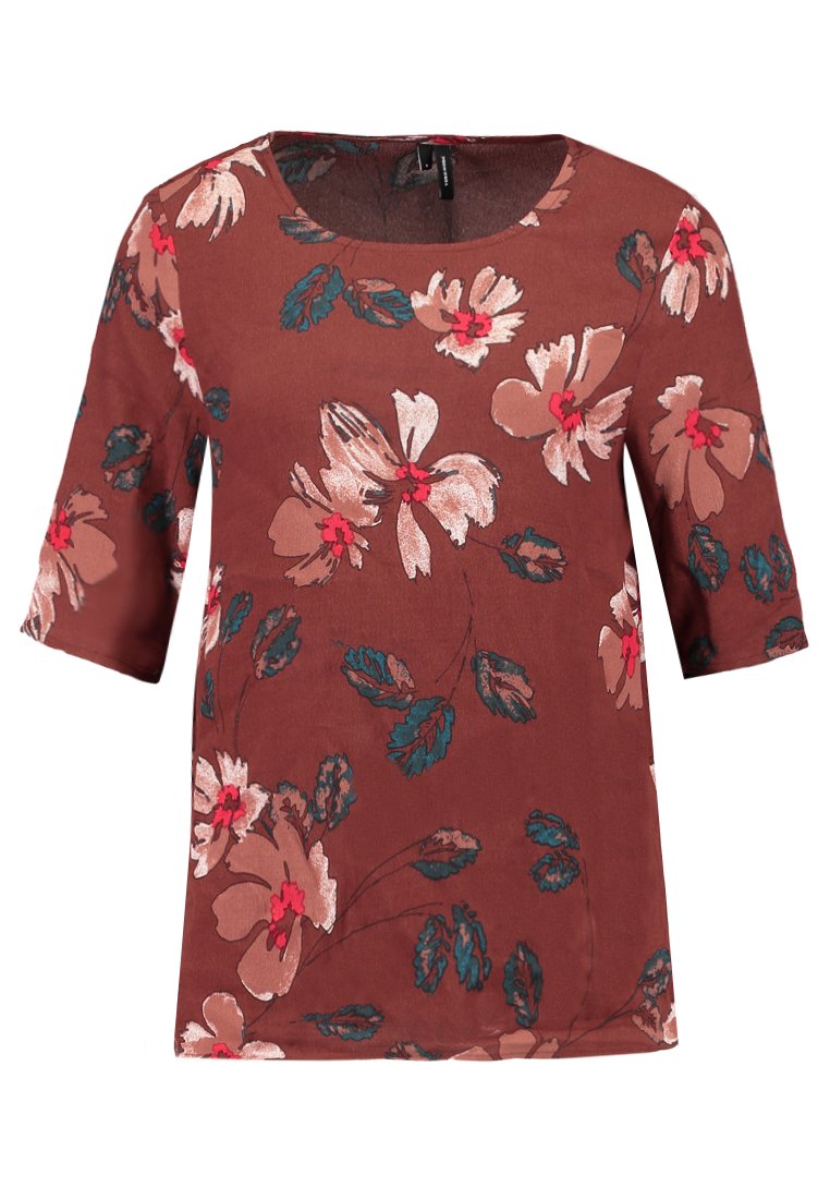 Vero Moda T-shirt print bruin
