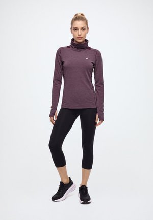ASICS, NAGINO RUN WINTER  - Блуза с дълги ръкави - dark aubergine
