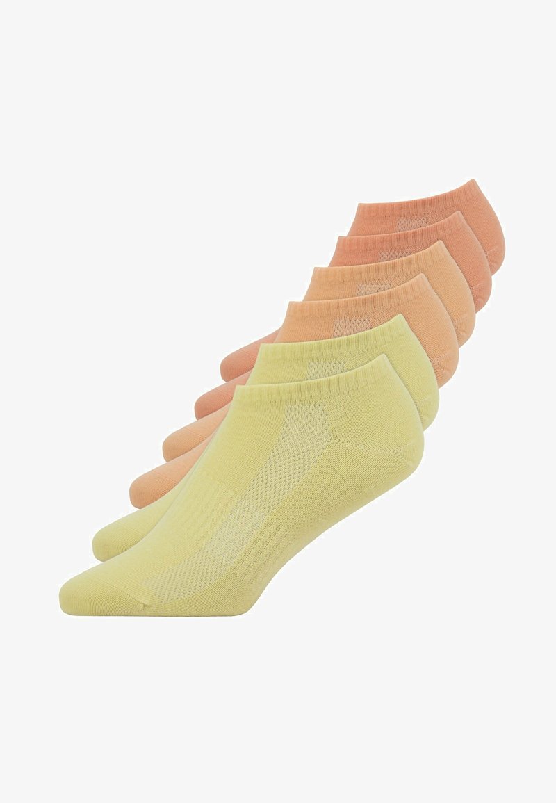 SNOCKS 6 PACK - Socken - hellgelb/hellorange/orange