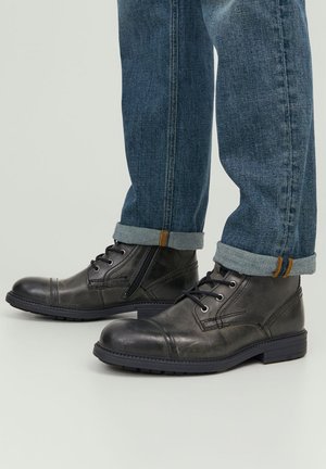 Jack & Jones JFWHOWARD - Botines con cordones - anthracite