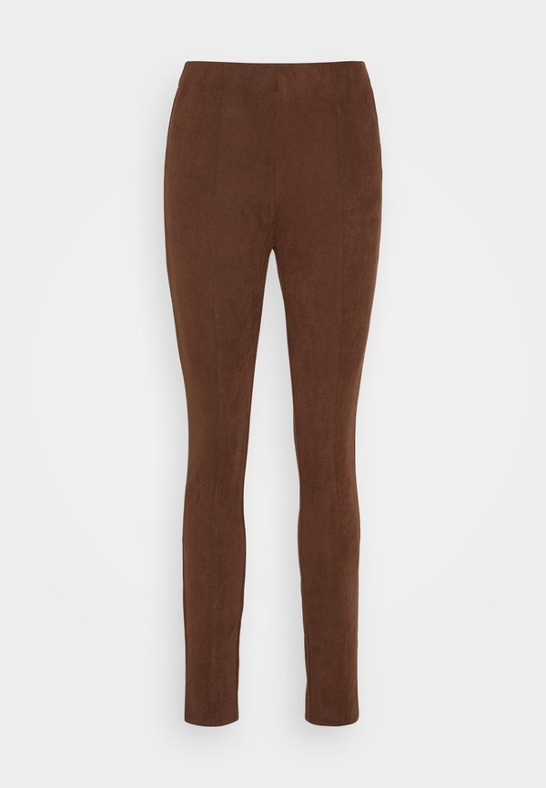 VISUDAS SLIT - Leggings - Trousers - shaved chocolate3