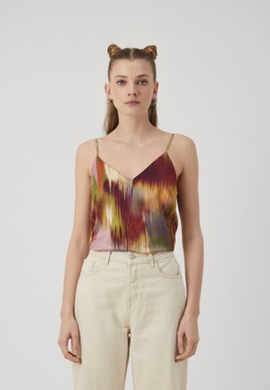VILA VIKELLY SINGLET  - Viršus - camel